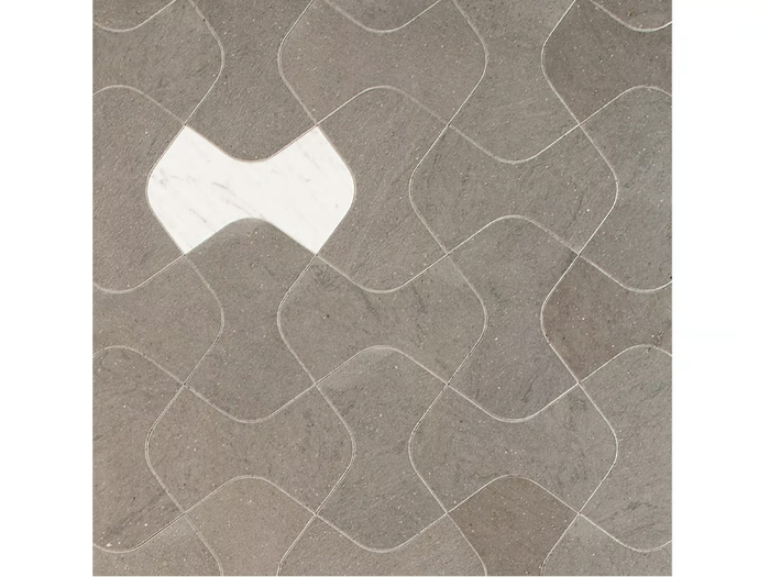 PAVESINO - Carrara marble and Basaltina wall/floor tiles _ Palazzo Morelli